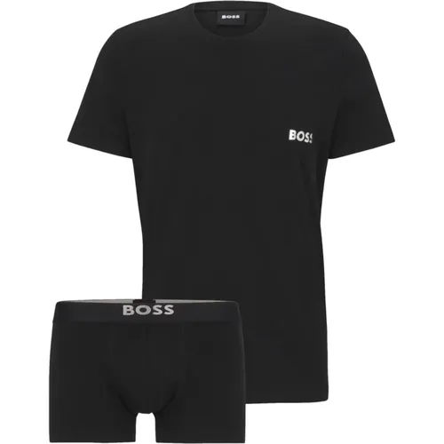 Baumwoll-Intimset mit T-Shirt und Boxer , Herren, Größe: XL - Hugo Boss - Modalova