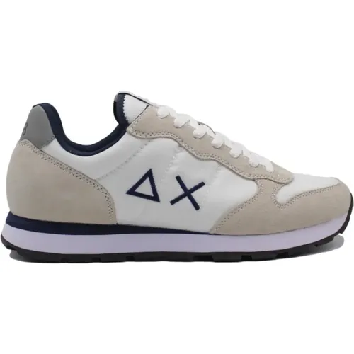 Running Sneakers in White , male, Sizes: 12 UK - Sun68 - Modalova