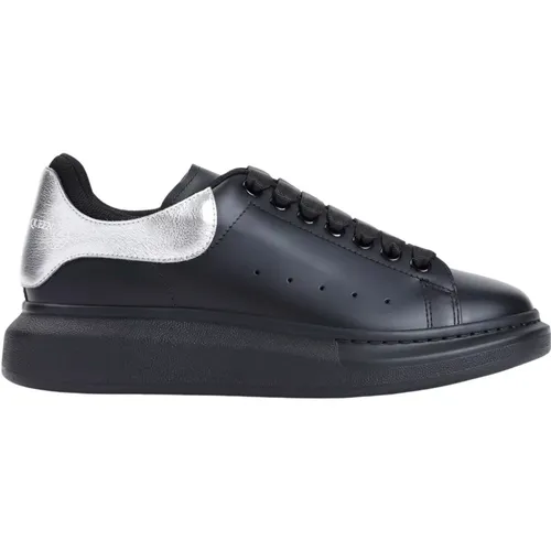 Schwarz Silber Sneaker , Herren, Größe: 41 1/2 EU - alexander mcqueen - Modalova