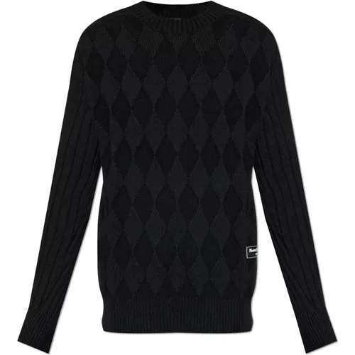 Pullover mit Logopatch Balmain - Balmain - Modalova