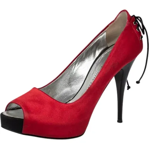 Pre-owned Pumps, female, , Size: 6 US Pre-owned Satin heels - Giuseppe Zanotti Pre-owned - Modalova