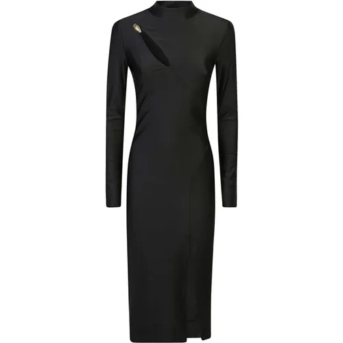 Schwarzes Kleid Aw24 Damenmode , Damen, Größe: 2XS - Just Cavalli - Modalova