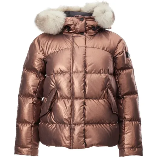 Bronzene Metallgesteppte Jacke 'Mils' - Peuterey - Modalova