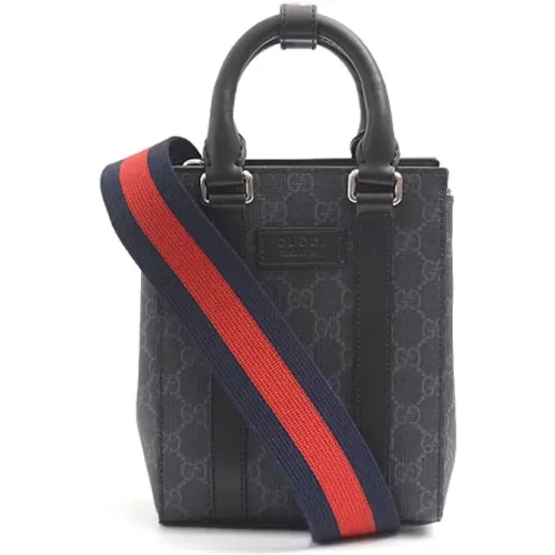 Pre-owned Tote Bags, male, , Size: ONE SIZE Pre-owned Canvas totes - Gucci Vintage - Modalova