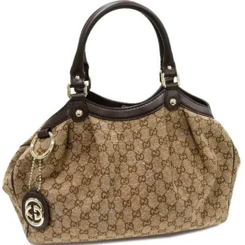 Pre-owned Canvas handbags , female, Sizes: ONE SIZE - Gucci Vintage - Modalova