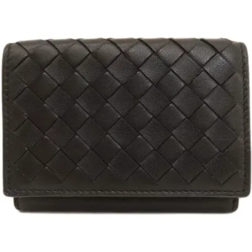 Pre-owned Leather wallets , female, Sizes: ONE SIZE - Bottega Veneta Vintage - Modalova