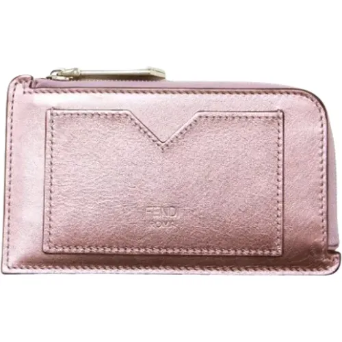 Pre-owned Wallets, unisex, , Size: ONE SIZE Pre-owned Leather wallets - Fendi Vintage - Modalova