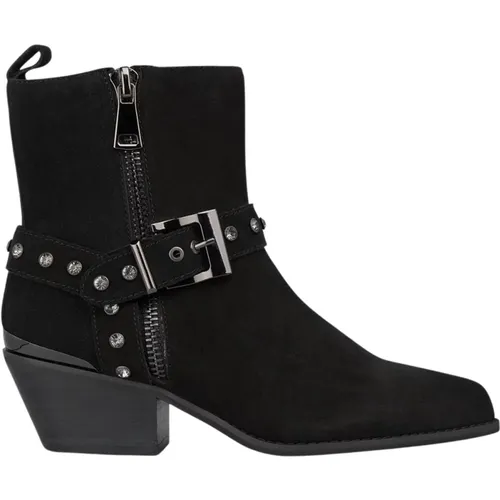 Studded Buckle Ankle Boot , Damen, Größe: 37 EU - Alma en Pena - Modalova