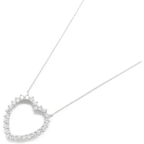 Pre-owned Jewellery, female, , Size: ONE SIZE Pre-owned Platinum necklaces - Van Cleef & Arpels Pre-owned - Modalova