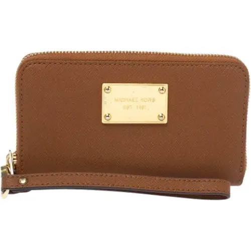 Pre-owned Wallets, female, , Size: ONE SIZE Pre-owned Leather wallets - Michael Kors Pre-owned - Modalova