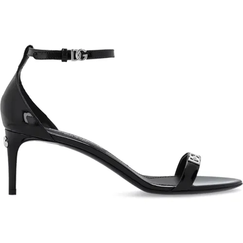 Heeled sandals , female, Sizes: 6 1/2 UK, 3 UK, 5 1/2 UK, 4 UK - Dolce & Gabbana - Modalova