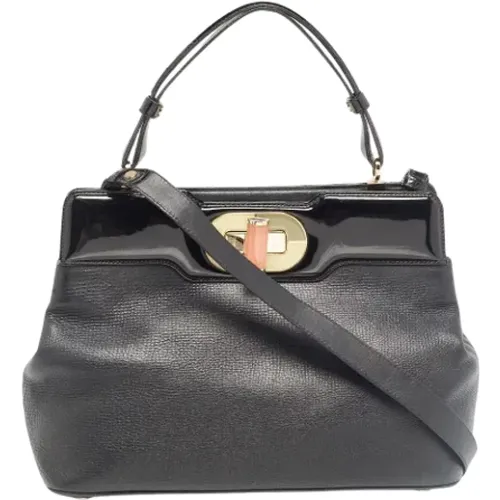 Pre-owned Leather handbags , female, Sizes: ONE SIZE - Bvlgari Vintage - Modalova