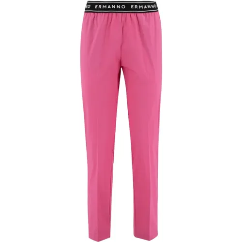 Trousers,Women Clothing Trousers Car Caf Black Ss23 - Ermanno Scervino - Modalova