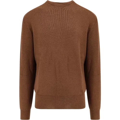 Wollmischpullover Rippstrick Regular Fit , Herren, Größe: L - Lemaire - Modalova