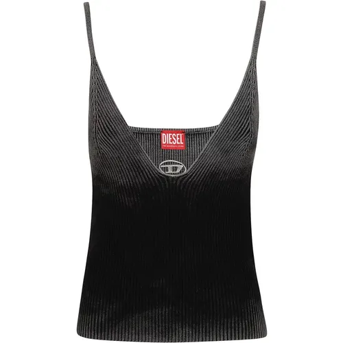 Chic Sleeveless Top , female, Sizes: S, M - Diesel - Modalova