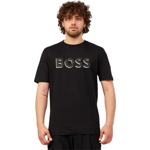 T-Shirts, male, , Size: S T-Shirts - Hugo Boss - Modalova