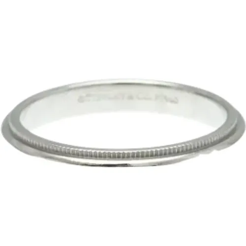 Pre-owned Jewellery, female, , Size: ONE SIZE Pre-owned Platinum rings - Tiffany & Co. Pre-owned - Modalova