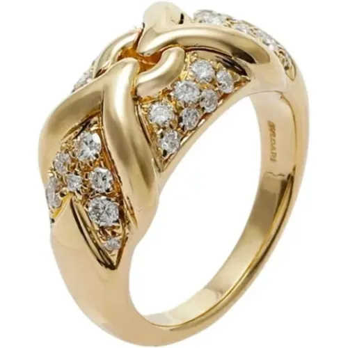 Pre-owned Jewellery, female, , Size: ONE SIZE Pre-owned Gold rings - Bvlgari Vintage - Modalova