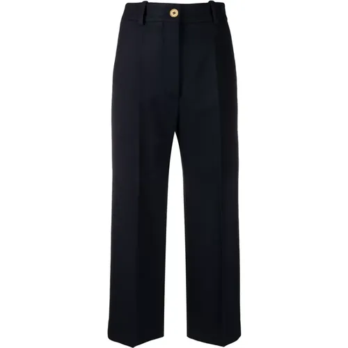 Cropped Wool Trousers , female, Sizes: XS, S - Patou - Modalova