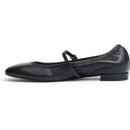 Schwarze Ballerinas Aw24 , Damen, Größe: 37 1/2 EU - Stuart Weitzman - Modalova