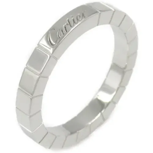 Pre-owned Jewellery, female, , Size: ONE SIZE Pre-owned White Gold rings - Cartier Vintage - Modalova