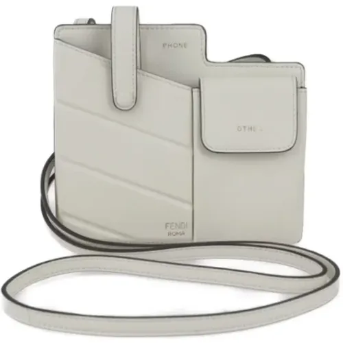 Pre-owned Cross Body Bags, female, , Size: ONE SIZE Pre-owned Leather shoulder-bags - Fendi Vintage - Modalova