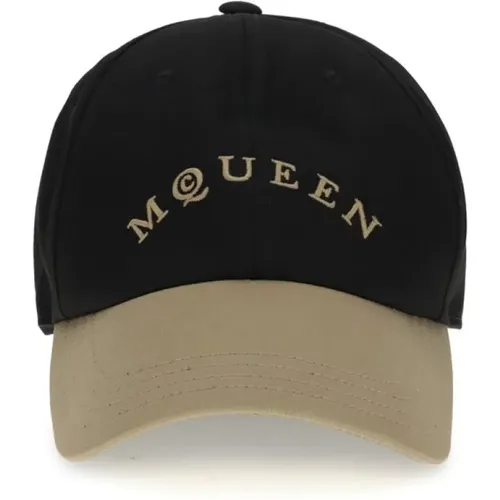 Caps, male, , Size: M Embroidered Logo Baseball Cap - alexander mcqueen - Modalova