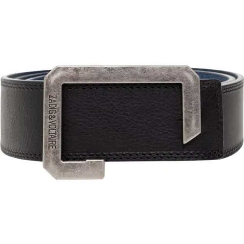 Reversible belt , male, Sizes: S - Zadig & Voltaire - Modalova