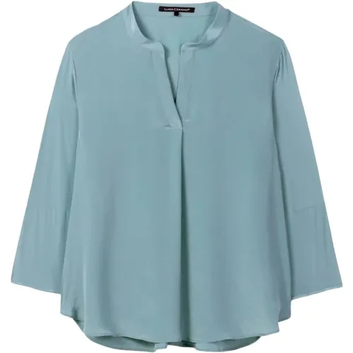 Bluse aus fließender Technoseide , Damen, Größe: XL - LUISA CERANO - Modalova