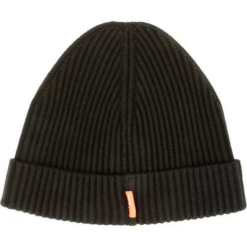 Beanies, male, , Size: ONE SIZE Ribbed Cotton Cap - RRD - Modalova