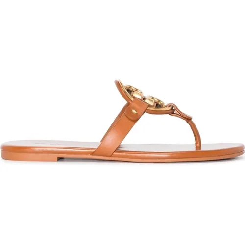 Metal miller soft sandals , female, Sizes: 3 UK, 6 UK, 7 UK, 4 UK, 5 UK - TORY BURCH - Modalova