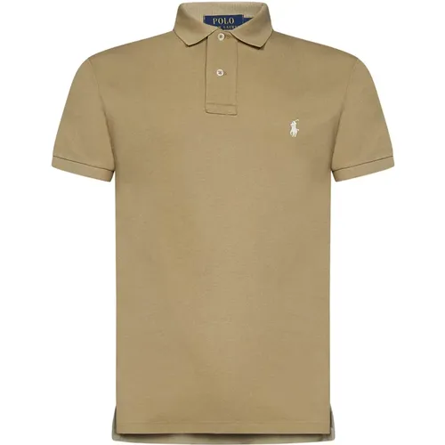 Baumwoll-Polo-Shirt , Herren, Größe: 2XL - Ralph Lauren - Modalova