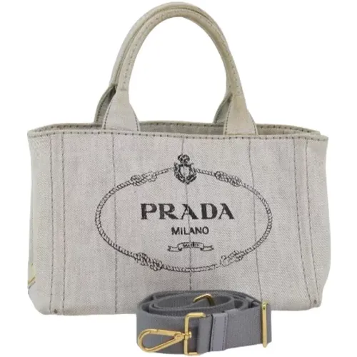 Pre-owned Canvas prada-bags , female, Sizes: ONE SIZE - Prada Vintage - Modalova