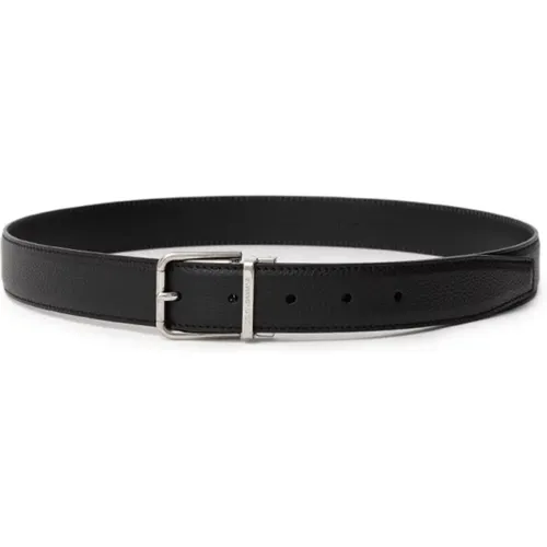 Belts, male, , Size: 90 CM Leather Belt - Dolce & Gabbana - Modalova