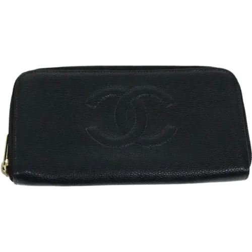 Pre-owned Wallets, female, , Size: ONE SIZE Pre-owned Leather wallets - Chanel Vintage - Modalova