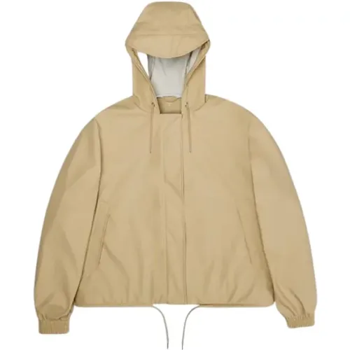 Waterproof String W Jacket , female, Sizes: S, XS, M, L - Rains - Modalova