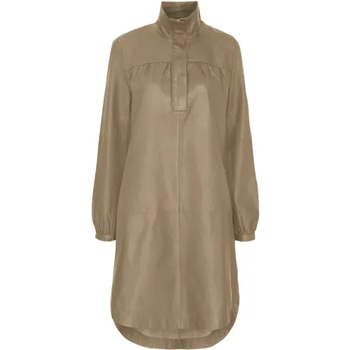 Shirt Dresses , female, Sizes: 3XL, XL, 2XL, S, L - Notyz - Modalova