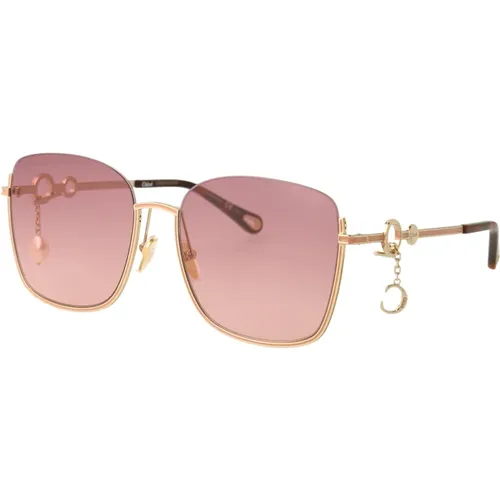 Sunglasses, female, , Size: 59 MM Stylish Sunglasses for Fashionable Look - Chloé - Modalova