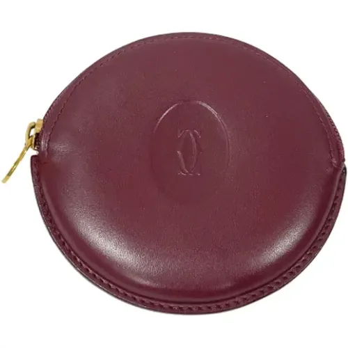 Pre-owned Wallets, female, , Size: ONE SIZE Pre-owned Leather wallets - Cartier Vintage - Modalova