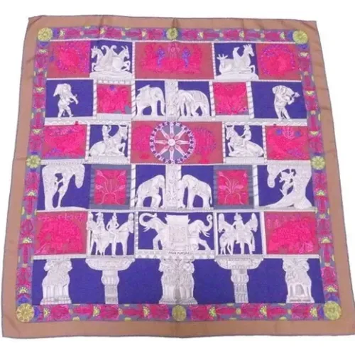 Pre-owned Silk scarves , female, Sizes: ONE SIZE - Hermès Vintage - Modalova