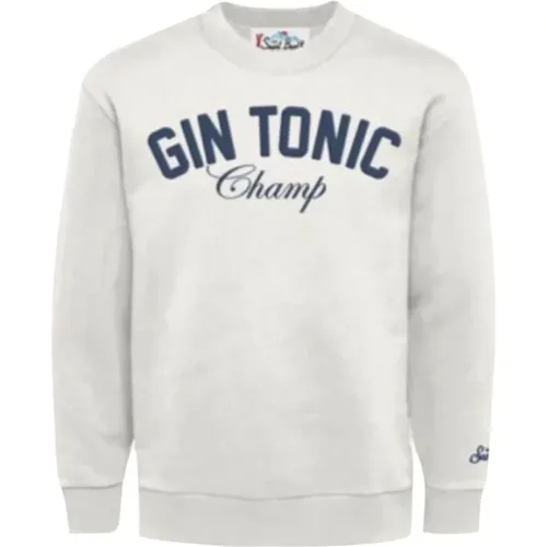 Sweatshirts, male, , Size: S Cotton Gin Tonic Champ Sweatshirt Men - MC2 Saint Barth - Modalova