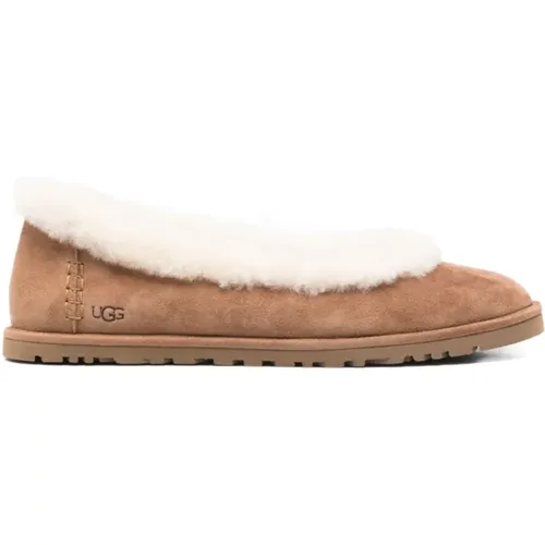 Ballerinas, female, , Size: 8 US Ballet Flats with Sheepskin Insole - Ugg - Modalova
