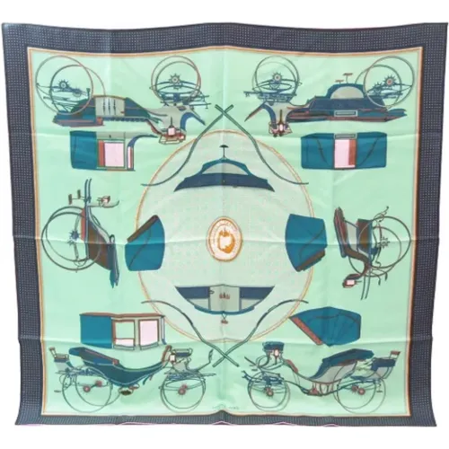 Pre-owned Scarves, female, , Size: ONE SIZE Pre-owned Silk scarves - Hermès Vintage - Modalova