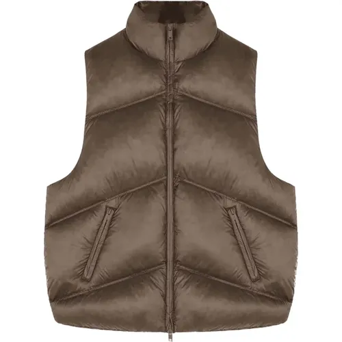 Washed Puffer Gilet , male, Sizes: XL, M - Represent - Modalova