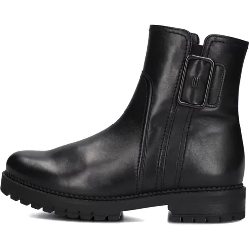 Schwarze Stiefeletten 724.2 , Damen, Größe: 39 EU - Gabor - Modalova