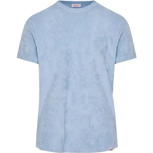Slim Fit Cotton T-shirt , male, Sizes: M, XL, 2XL - Orlebar Brown - Modalova