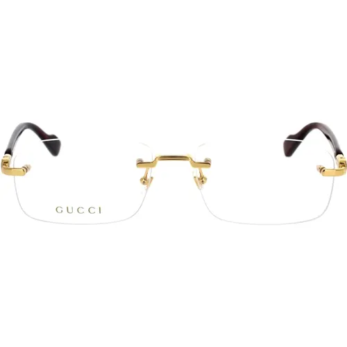 Vintage-inspired Urban Eyeglasses , unisex, Sizes: 56 MM - Gucci - Modalova
