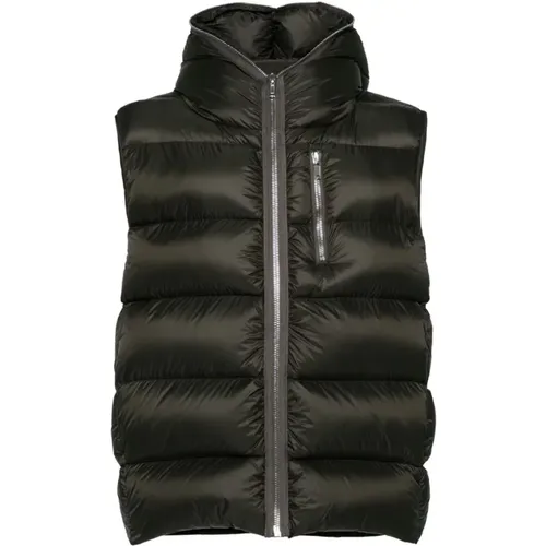 Puffer Vest Embossed Design , male, Sizes: 2XL - Rick Owens - Modalova