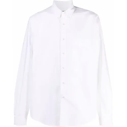 Weiße Oxford New Magra Hemden , Herren, Größe: L - Aspesi - Modalova