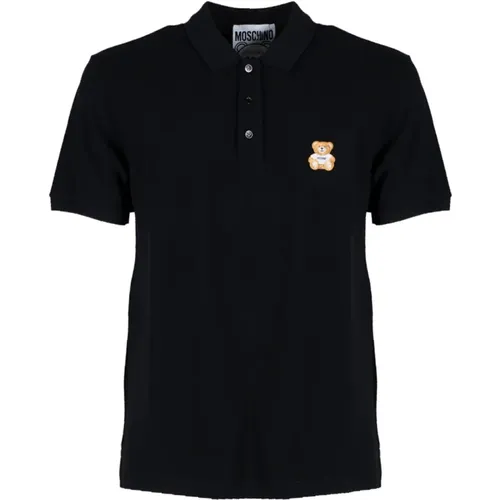 Polo Shirts, male, , Size: XL Embroidered Teddy Polo - Moschino - Modalova